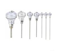 PT100 Sonda de sensor de temperatura M20x1.5 Rosca Cabezal de terminal de termopar, rango de temperatura de -200 °C a 420 °C Acero inoxidable 304 8 mm de diámetro Medición de temperatura con tubo