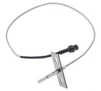 PT1000 Sensor de temperatura para estufas de pellets - Termómetro de carne de acero - Amplio rango -70 a 450 C Accesorio de barbacoa para horno de parrilla Cable de 35,5 cm