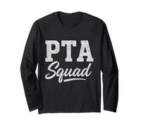 PTA Squad Parent Teacher Association Back to School Teacher Manga Larga