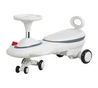 Ptasccne Coche eléctrico Wiggle con Juguete for Montar a Pedales for Edades de 3 años en adelante 2 en 1 Triciclo