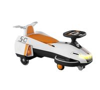 Ptasccne Coche oscilante eléctrico con Pedales, Paseo en Coches oscilantes 2 en 1 Triciclo