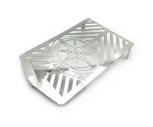PTATT Piezas de Motos Cubierta de Rejilla de radiador Protector Inoxidable Apto for Yamaha XVZ13 Royal Star Chrome Piezas de Motos
