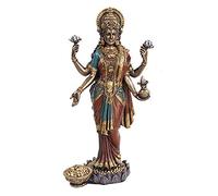 PTC 10 Inch Lakshmi Mythological Indian Hindu Goddess Statue Figurine