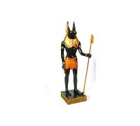 PTC 11.88 Inch Gold and Black Color Egyptian Anubis Dog Standing Figurine