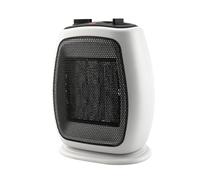 PTC Calefactor Compacto con motor dual de 900 W y 1800 W, protección antivuelco y contra sobrecalentamiento, 3 Modos，para habitaciones de hasta 15 m²，Color blanco