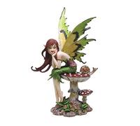 PTC Estatua de hada sentada en hongo de 15,2 cm Thinking of You.
