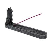 PTC Incensario - Lobo Negro - Gótico de Piedra Artificial