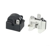 PTC - Protector de arranque para relé y compresor de sobrecarga para refrigerador mini enfriador de 1/2 pines 15 ohmios + 1/6 para HP R600A 125 W compatible con unidades domésticas estándar (1 pin 15