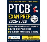 PTCB® Exam Prep: 3,000+ Questions, 15 Full-Length Tests, Proven Strategies & a 6-Week Study Plan for Pharmacy Technician Certification Success.