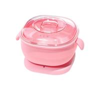Ptdfjspt Calentador de Silicona Portátil para, Calentador de Plegable, Máquina de Depilación, Depiladora Corporal, Parafina para Viajes, Enchufe Europeo