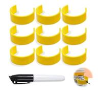 Ptdfjspt Clip para Botella de Medicamento, Clip para Etiqueta de Botella de Medicamento, Fácil de Identificar el Medicamento - Botella con Etiqueta C