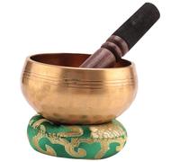 Ptdfjspt Cuenco Tibetano de Cobre Hecho una Mano de Nepal Canto de MeditacióN de Yoga y Cuenco de MúSica Budista