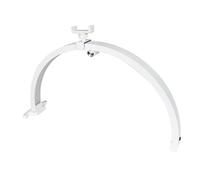 Ptdfjspt LáMpara de Escritorio para UñAs de Media Luna 22 Pulgadas,20 W,Control TáCtil, Luz de Belleza para Manicura Plegable de Media Luna con Clip para TeléFono, Enchufe de la UE