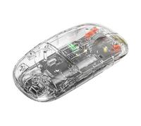 Ptdfjspt RatóN Bluetooth InaláMbrico Silencioso RatóN Transparente de 3 Modos 2,4G + BT para Ordenador PortáTil/Tableta