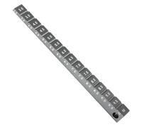 Ptdfjspt Regla Ajustable Que Ajusta la de ConduccióN del Coche RC 3-10 mm y Herramientas de InclinacióN de la Llanta de la Rueda Pieza de Coche RC Titanio