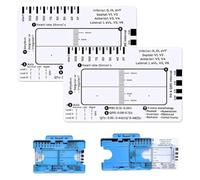 Ptdfjspt Regla de 7 Pasos para ECG de 2 Piezas, Regla de 7 Pasos para Interpretación de ECG/EKG, Regla de Guía de Referencia de ECG, Herramienta de Medición de Calibradores de ECG