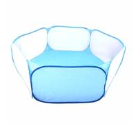 Ptdfjspt Tienda de Campaña con, Valla Hexagonal, Valla Plegable para Mascotas, Color Azul