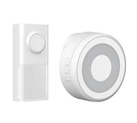Ptdfjspt Timbre Inalámbrico Tuya WIFI para Exteriores, IP65, Resistente Al Agua, 200 M, Timbre Inalámbrico para Puerta de Casa, 58 Canciones, Dingdong, Enchufe de la UE