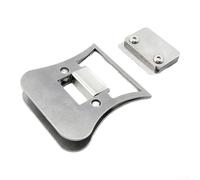 PTEG - Abrazadera de acero inoxidable para atar moscas para una alineación segura de plumas y una mejor eficiencia de encuadernación (acero inoxidable)