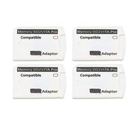 Pterfor 2Vita Mry Card Afor PSTV Mry Card Tarjeta Adaptadora AMicro Storage Card A,4Pcor Mry Card A Micro Storage Card A para PS Vita 1000 2000 para PS TV