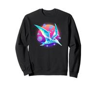 Pterodáctilo Dinosaurio Volador Ciencia Ficción Dinosaurio Retroonda Sudadera