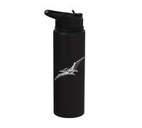Pterodactyl Jurassic Dinosaur Flying Reptile Stainless Steel Insulated Water Bottle