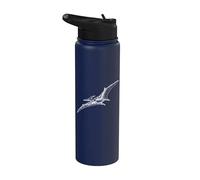 Pterodactyl Jurassic Dinosaur Flying Reptile Stainless Steel Insulated Water Bottle