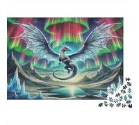 Pterosaur Puzzle 1000 Piezas Material Reciclado Aurora Puzzles para Niños Desde los 6 Años Juego Educativo Desafío Juguete Padre-Hijo 52x38cm/1000pcs