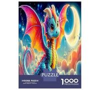 Pterosaurioio Puzzle Intelectual Desafío 1000 Piezas Bestia Fantasma Rompecabezas Juego EduGatoivo para Adultos Y Niños A Partir De 12 Años 70x50cm/1000pcs