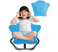 Pterying Silla giratoria para niños autistas, sentarse y girar, juguetes sensoriales para niños autistas, niños pequeños y niños con TDAH, productos sensoriales silla giratoria, azul