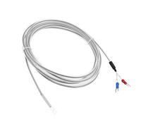 PTFE 300cm/118.1inch 2-Cables K-tipo Sensor de Termopar a Prueba de Agua