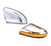 PTGZGFNPAM Indicador Lateral Espejo Para Dodge Para Ram 1500 2500 2009-2022 2 Luces Intermitentes Dinámicas Estacionamiento Luz Giro Trasera Blanca Para Espejo Lateral(2PC R L Clear)
