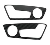 PTGZGFNPAM para A6 C8 2019-2022 Panel Decorativo Ajuste Asiento Coche Decoración Interior(Carbon Fiber Color)