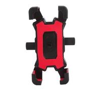 PTGZGFNPAM Soporte para Teléfono De Motocicleta Navegación Soporte Universal Motocicleta Electrónica Bicicleta Móvil Teléfono Montaje GPS Amortiguador(Rojo)