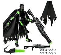 Pthjswj T13 - Juego de figuras de acción (montadas), figura de acción impresa en 3D, figura de acción Titan 13, maniquí móvil multiarticulado, figura de acción de robot, regalos de cumpleaños para