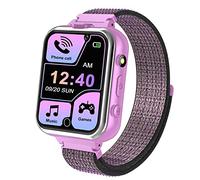 PTHTECHUS Niños Musica Smartwatch Phone, Reloj Inteligente MP3 con SOS Cámara Juego Despertador Regalos Relojes para Niños Niñas 5-15 años de Edad