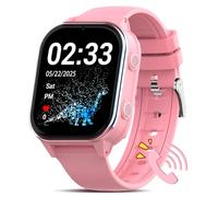 PTHTECHUS Reloj GPS, Smartwatch 4G con Localizador y Videollamada, 900 MAh Smart Watch GPS/WiFi/Bluetooth Podómetro Caloría SOS, con Imagen y Chat de Voz, para Mayores de 5 niños, Rosa Intenso