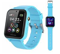 PTHTECHUS Reloj Inteligente Niño, Smartwatch para Niña y Niño Pantalla con Música Podómetro Juegos Llamada Linterna Video Cámara Despertador Regalos para niños de 4 a 12 años