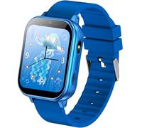 PTHTECHUS Reloj Inteligente Niños, Smartwatch Niño y Niña con 22 Juegos, cámara, Reproductor de MP3, podómetro, audiolibro, Despertador, Reloj Niños Regalo para niños 4-10 años Regalo (Azul)