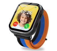 PTHTECHUS - Reloj inteligente para niños y niñas, GPS 4G, reloj inteligente con llamadas de vídeo, SOS, modo clase, regalo smartphone para niños y niñas de 6 a 17 años