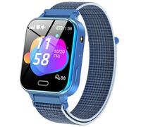 PTHTECHUS Smartwatch Cuentos Hadas Audiolibros, Smart Watch Niños, Azul