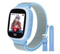 PTHTECHUS Smartwatch, Reloj Inteligente niño 4g con GPS y Llamadas, WiFi, Videollamada, Cámara, Música, Bluetooth, Geofence SOS, Despertador, Podómetro, Reloj Teléfono para Niños Niña 4-12 Año