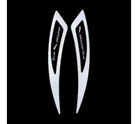 PTHUT 2pcs Pegatinas Impermeables con Logotipo para Las Puertas Laterales del Coche, Pegatinas con Logotipo para la carrocería, para Jaguar S-Type X-Type XE XF XJ XK.