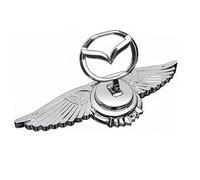 PTHUT Emblemas 3D para Coches Mazda 2 3 5 6 6e, Emblema para el portón Trasero, Insignia para el capó, Accesorios para el Maletero, Accesorios para la carrocería.