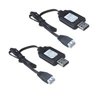 PTIJPOW Cable de carga USB XH-3P de 7.4 V compatible con SCX10, Hosim Q903 Q905 SCX24 RC coche, camión RC, pistola de bolas de gel Blaster, drone, batería Lipo de 7.4 V 2S, cable de carga USB XH-3P