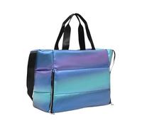 PTILSERY Bolsa de gimnasio de gran capacidad, estilo coreano, bolsa de fitness, piel sintética, bolsa de noche, bolsa de hombro para uso diario