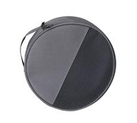PTILSERY Bolsa redonda para platos con cremalleras y asa para acampar al aire libre, vajilla, organizador de platos, pícnics