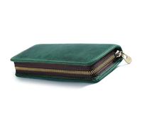 PTILSERY Bolsas de cuero para bolígrafos para mujeres y hombres, estuche de cuero con cremallera, ranuras elásticas para lápices de colores