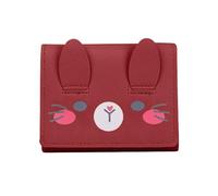 PTILSERY Bonito monedero de estudiante de dibujos animados, tarjetero de moda, práctico y elegante para mujeres y niñas