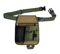 PTILSERY Cinturón de herramientas de jardinería ajustable con 6 bolsillos para carpinteros, electricistas, constructores